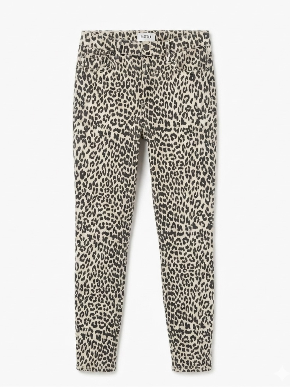 Pistola Monroe High Rise Skinny Ankle Jeans in Feline Leopard Print
